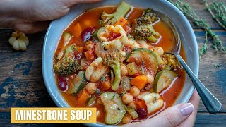 Instant Pot Minestrone Soup Recipe Vegan and Super Easy  Blondelish [upl. by Olen]