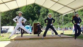 Sailors Hornpipe Highland dancing competition during Drumtochty Highland Games June 2022 [upl. by Gnilhsa]