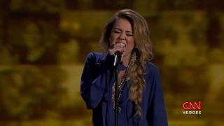 Miley Cyrus  The Climb CNN Heroes An AllStar Tribute 11Dec2011 [upl. by Dlonra]