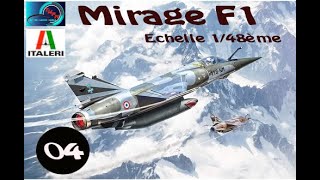 Montage Maquette Mirage F1 Italerie 148ème Part 04 [upl. by Jecon]