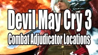 Devil May Cry 3 SE  All Combat Adjudicator Locations [upl. by Assil]