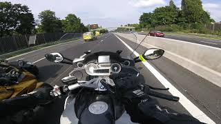 bmw k1600gt acceleration [upl. by Ardnuas90]