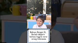 Kocak banget El Barack diajarin bahasa inggris videolucu jessicaiskandar [upl. by Ahsinna833]