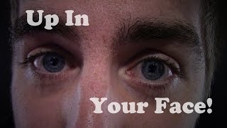 In Your Face  CloseUp Talking ASMR Low Mumbling [upl. by Jodee]