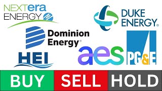 6 Utility Stocks WORTH BUYING  NEE DUK D HE PCG and AES [upl. by Acirret]