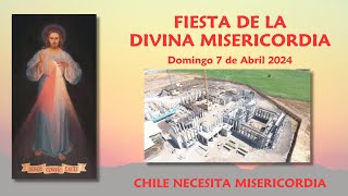 Fiesta de la Divina Misericordia  Coronilla y Santa Misa  7 de abril del 2024 [upl. by Ellimac]