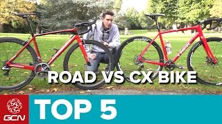 Road Bike Vs Cyclocross Bike  5 Key Differences [upl. by Aryajay]