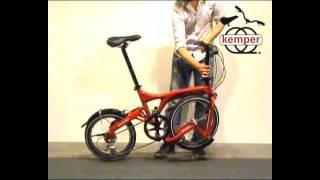 Birdy vouwfiets vouwinstructie [upl. by Maller]