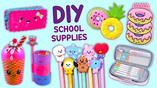 25 DIY SCHOOL SUPPLIES IDEAS  BACK TO SCHOOL HACKS [upl. by Basham323]