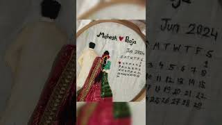 How to make engagement calendar fashion calendar gift shorts shortvideo beautiful [upl. by Jak]