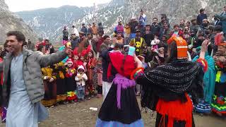 Beautiful Kalashi Girls Dancing in Kalash Chowmas Festival Pakistan  Kalash Valley [upl. by Carlin479]