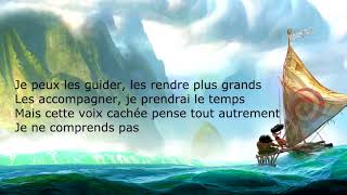 Vaiana Le bleu lumière lyrics [upl. by Werdnael647]