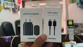 Samsung 25W PD Adapter amp USBC To USBC Cable  Dishant Patel [upl. by Enaile]