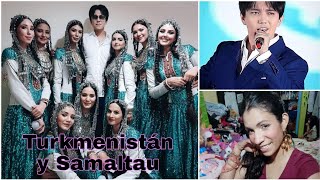 Dimash en Turkmenistan y presentación Samaltau Subtitulos [upl. by Harol]