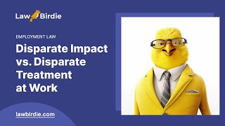 Disparate Impact vs Disparate Treatment at Work  Essay Example [upl. by Bithia]