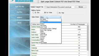 split pst pro to Split large sized PST files [upl. by Rene972]