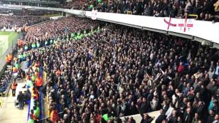 SPURS SCORE amp MILLWALL SING [upl. by Jaco413]