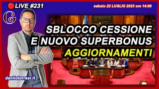 Gli ultimi AGGIORNAMENTI sul SUPERBONUS 2024 decreto esodati e cessione del credito 🔴231 [upl. by Latvina]