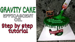 GRAVITY CAKE  EFFICASCENT OIL CAKE STEP BY STEP FREE TUTORIAL [upl. by Brande]