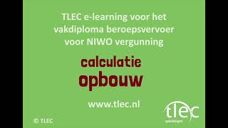 EXAMEN CALCULATIE NIWO VERGUNNING VAKBEKWAAMHEID CBR [upl. by Franklyn]