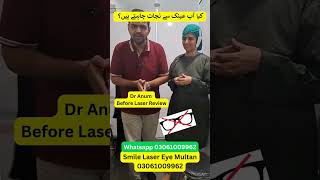 Doctor Anum Femto Lasik  Glasses Freedom  Laser Vision  Smile Laser Eye Centre femtolasik [upl. by Buckels]