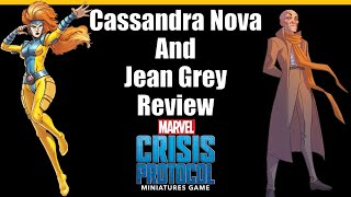 Jean Grey and Cassandra Nova Review for Marvel Crisis Protocol [upl. by Eilhsa848]