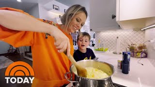 Dylan Dreyer And Her Son Calvin Make Chicken Noodle Soup  TODAY [upl. by Garrick]