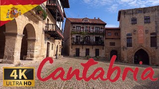 DRIVING CANTABRIA TORRELAVEGA SANTILLANA COMILLAS SAN VICENTE I 4K 60fps [upl. by Raffaj]