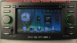 Auto DVD Player for Toyota Mark X GPS navigaiton Radio Stereo Bluetooth TV [upl. by Eignav]