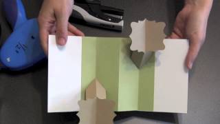 PU2 Spring Loaded Double Fold Popup Card [upl. by Mendelsohn]