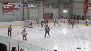 Okotoks Bisons Hockey on HNLiveca  vs Coaldale Copperheads [upl. by Oileduab]