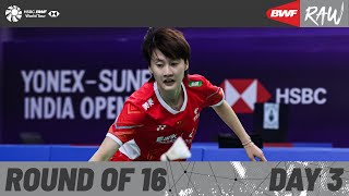 YONEX SUNRISE India Open 2024  Day 3  Court 1  Round of 16 [upl. by Leynad]