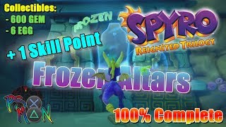 Spyro 3  Frozen Altars 100 Complete  1 Skill Point [upl. by Willamina]