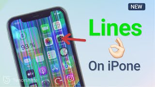 How to Fix Lines on iPhone Screen  5 Ways to Fix It  2024 Full Guide [upl. by Sidnarb]