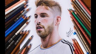 Drawing Sergio Ramos  Retweeted by Sergio Ramos on his twitter [upl. by Pasquale811]