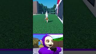 Tinky Winky Escape From Green Wizard Gnome Part 1 shorts [upl. by Rebmyt]