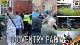 Coventry Football Club Street Party Ends In Bottles Thrown At Police amp Windows Smashed Streetnews [upl. by Ahsein]