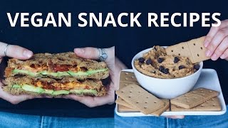 VEGAN SNACKS FOR AFTER SCHOOL amp WORK [upl. by Lemrac768]