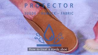 How To Use  Protect and waterproof with Renapur Suede and Fabric Protector 250ml [upl. by Umeko]