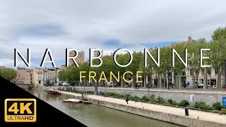 Narbonne France 4k Tour Video [upl. by Beaudoin]