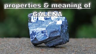 Galena Meaning Benefits and Spiritual Properties [upl. by Nostrebor]