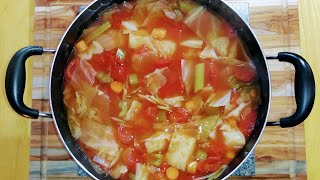 Diet Cabbage Soup Lose Ten Pounds In A Week And Delicious [upl. by Valenka]