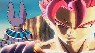 Ssjg Vegito vs Beerus  ベジット VS ビルス [upl. by Brosy]