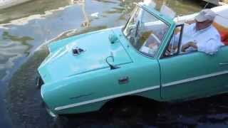 1967 Amphicar maiden voyage [upl. by Aynatahs754]