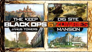 Black Ops 6 Zombies All 4 DLC Maps FOUND already COD BO6 Zombies DLC Maps amp Crew Discussion [upl. by Toma]