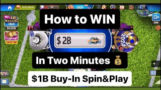 GOP3  How to win 2B In 2 minutes 1B BuyIn SpinampPlay [upl. by Amsirac28]