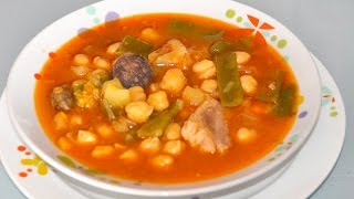 Ciurons cuinats  Potaje de garbanzos  Recetas Mallorquinas [upl. by Atinek]