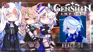 Fontaine React to the Traveler  Aether  Lumine   Archon quest  Gacha Club  Genshin Impact [upl. by Asare]