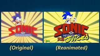 Sonic SatAM ReJuiced Side by Side Comparison [upl. by Krahling]