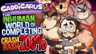 The Inhuman World of Completing Crash Bash 200  Caddicarus [upl. by Acimahs285]